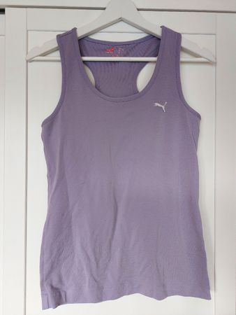 Puma Sport Tank Top Gr. M lila Fitness Top Laufshirt Damen
