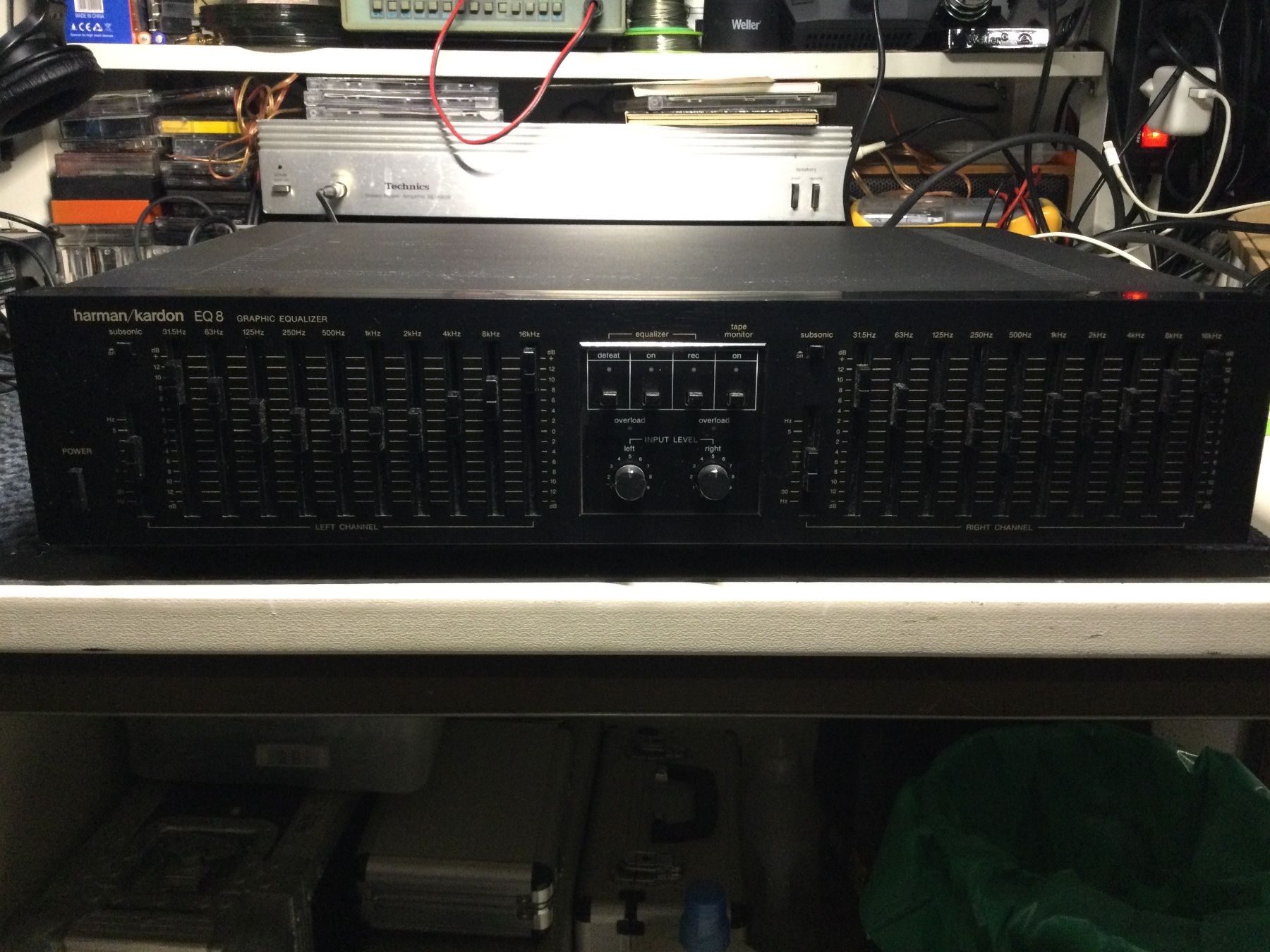 Harman-Kardon Equalizzatori: harman/kardon EQ 8 Graphic Equalizer - Vintage – Difettoso da Camorino venduto da phonotech
