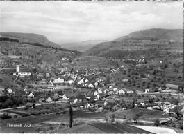 Herznach-Ueken AG Herznach Ortsansicht  Nr.5297 , ca.1950