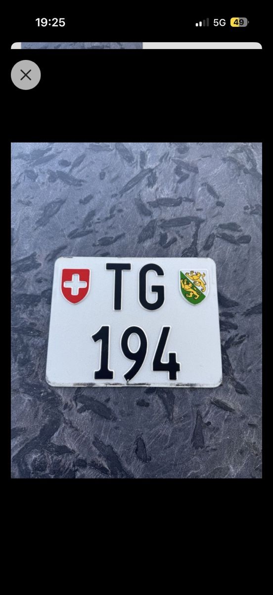 Insegne: Kontrollschild TG 194  – Usato da Freidorf TG venduto da PiccadillyLine