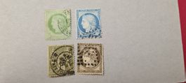 Frankreich Nr. 48, 51, 54 & 67