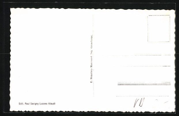 Cartes postales: AK Grandcour, Le collège – D'occasion à Berlin par bartko-reher 1