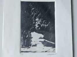 Gravure de Christiane Jaques - Epreuve d'artiste 2008