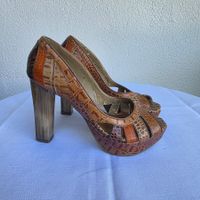 Carmen Steffens Pumps Leder Vintage High Heels Gr 37 Sexy