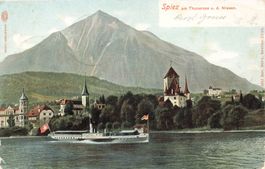 Spiez am Thunersee Niesen gebraucht 1907