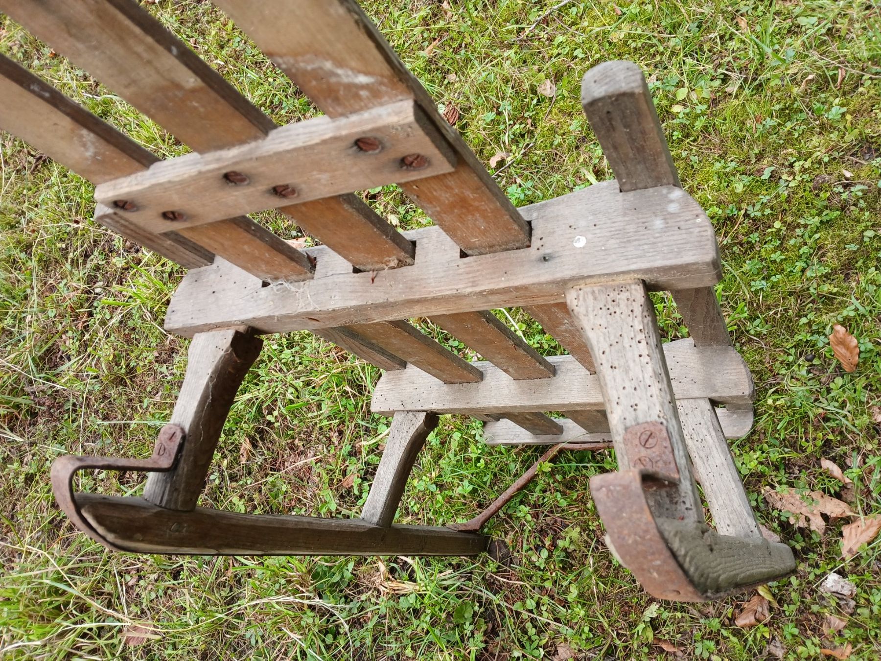 Slitta: Holzschlitten, Antiker Bop – Difettoso da Bilten venduto da Archiv55 7