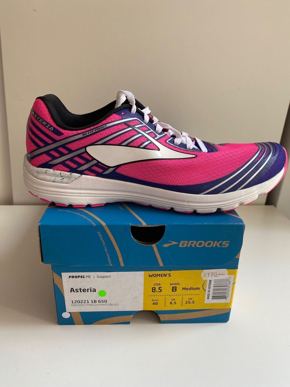 Brooks Scarpe da donna: BROOKS ASTERIA Laufschuh Damen, Gr. 40 – Nuovo e nell'imballaggio originale da Luzern venduto da falena01 9
