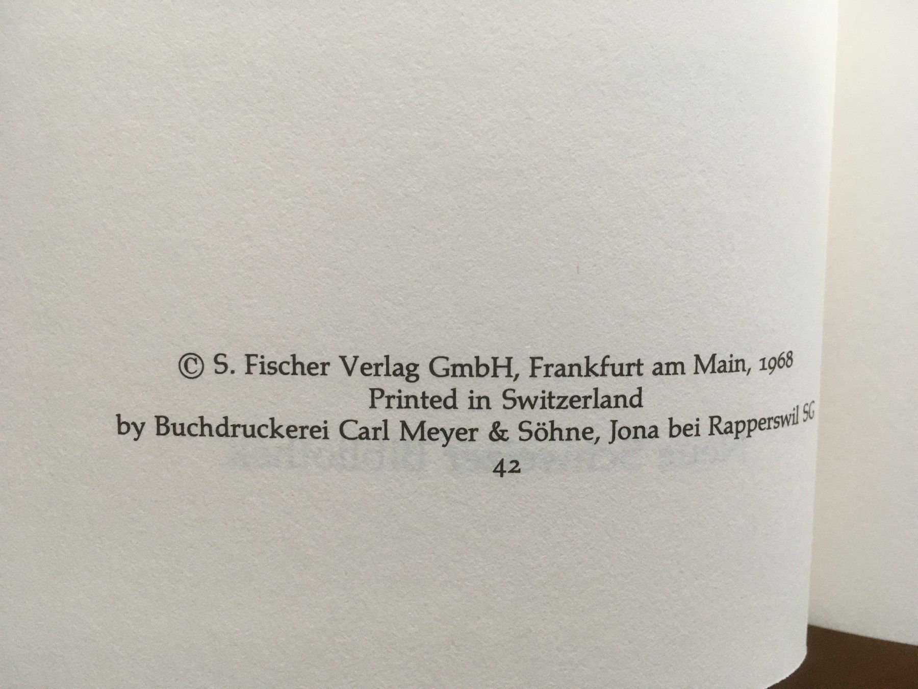 Libri: Der achte Schöpfungstag; Thornton Wilder – Usato da Grenchen venduto da Kogi7 4