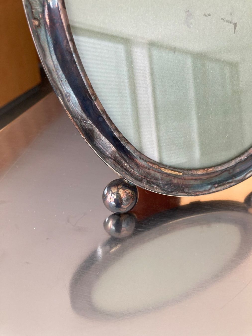 Cornici: FOTORAHMEN BILDERRAHMEN OVAL SILBER VINTAGE – Usato da Zürich venduto da kostbares 4