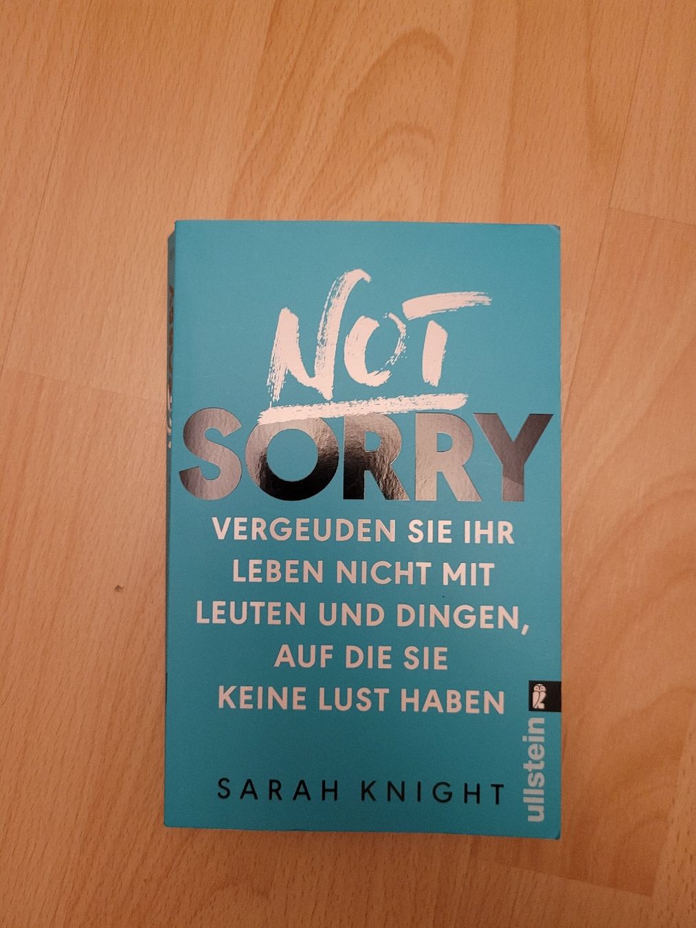 Bücher: Buch "Not Sorry" von Sarah Knight – Gebraucht aus Perlen von Safari_23