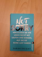 Buch "Not Sorry" von Sarah Knight