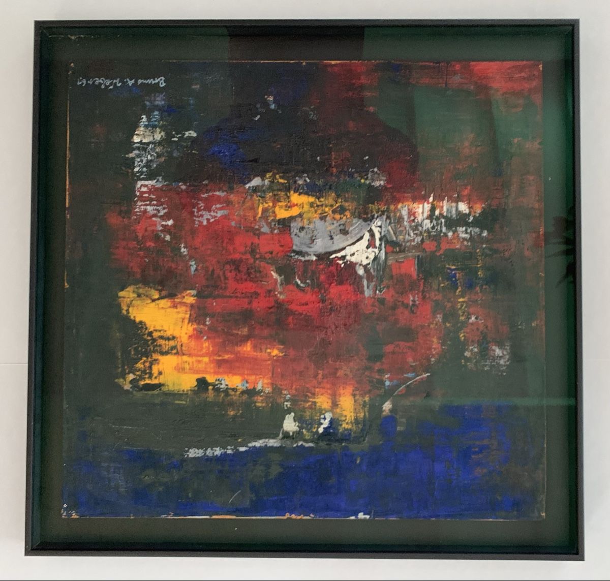 Gemälde: Schweizer Kunst - Gouache Bruno A. Weber (1918-1978) – Gebraucht aus Düdingen von polytropon_5