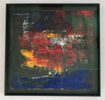 Schweizer Kunst - Gouache Bruno A. Weber (1918-1978)