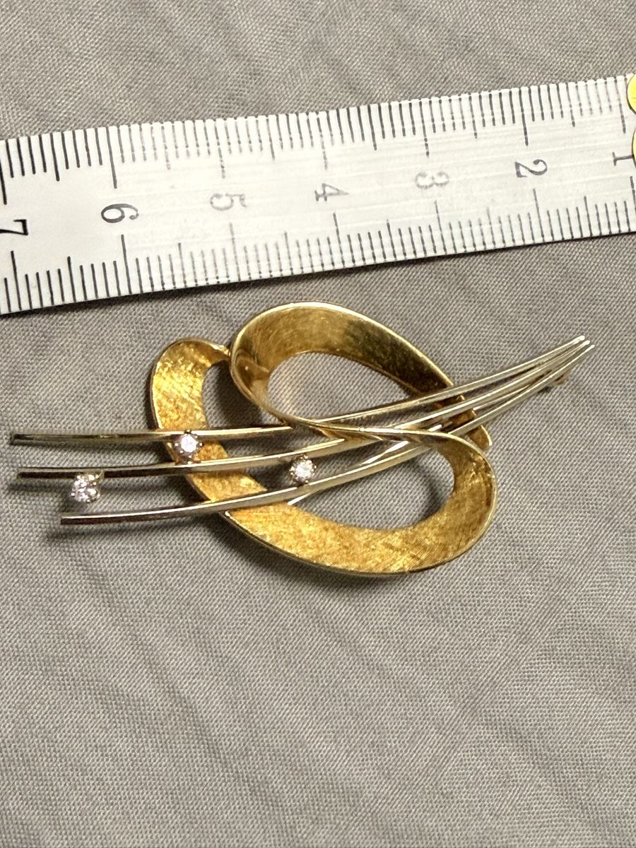 Broches & Aiguilles: Brosche Gold 18k – D'occasion à Oberhof par RealStone 5