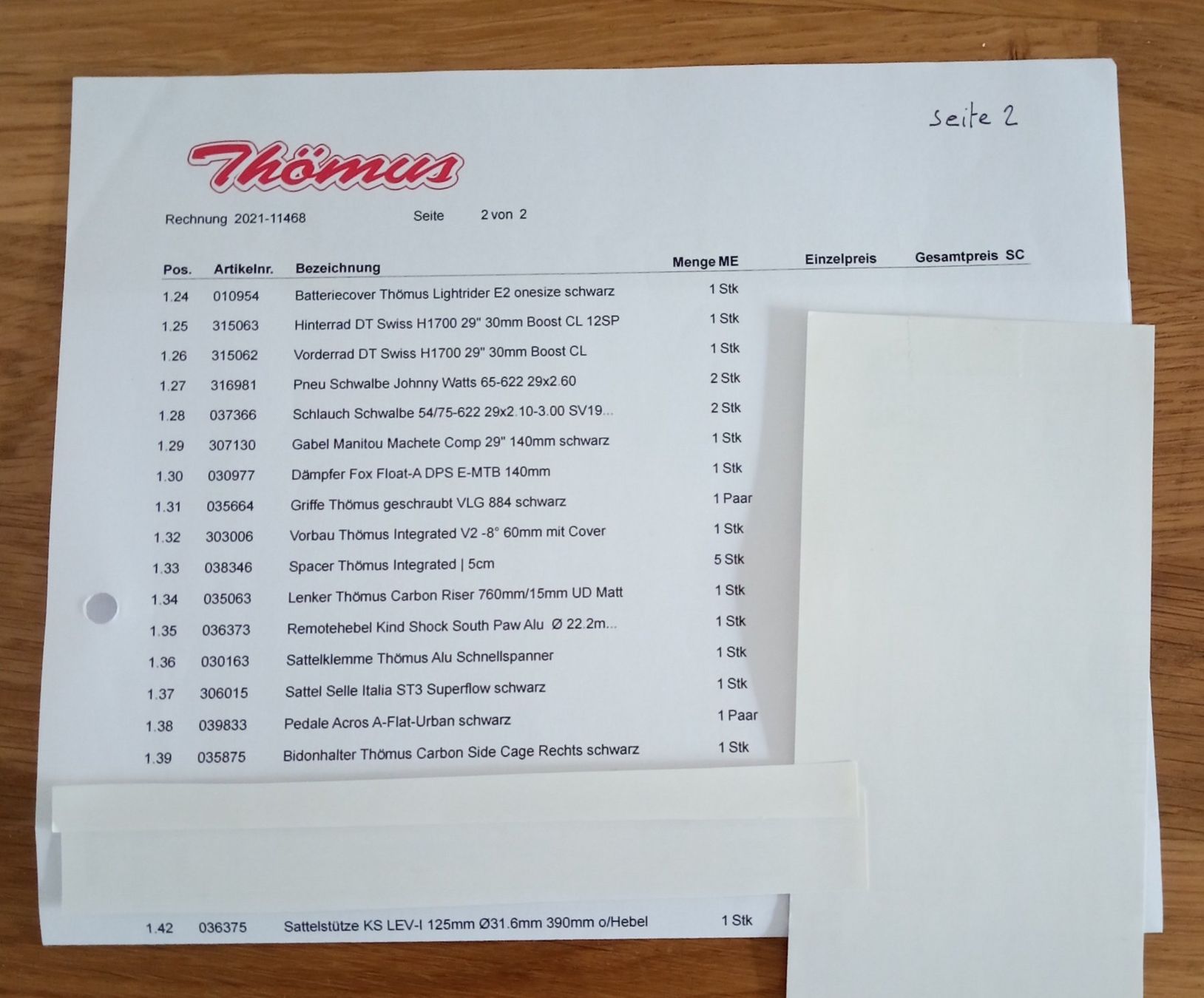 Thömus Vélos: Thömus Lightrider E2 29 Pro M rot SLX – D'occasion à Schwarzenburg par Miri13 5