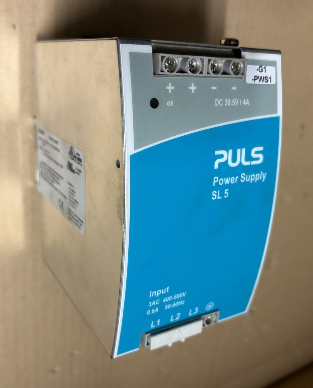 Componenti elettronici: Puls Netzteil 24VDC Type SL5 Power Supply – Usato da Sins venduto da 3985schluckti 2