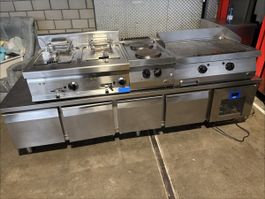 Profi Gastro Anlage: Friteuse, Kochfeld, Grill