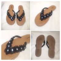 schwarzer Sommerschuhe - Spendenaktion