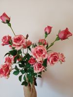 neu: Schöne Kunstrosen / Deko Rosen / Sommer Deko 