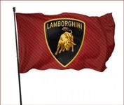 Lamborghini Fahne 120 x 180 cm. (Kostenfreie Zustellung!)