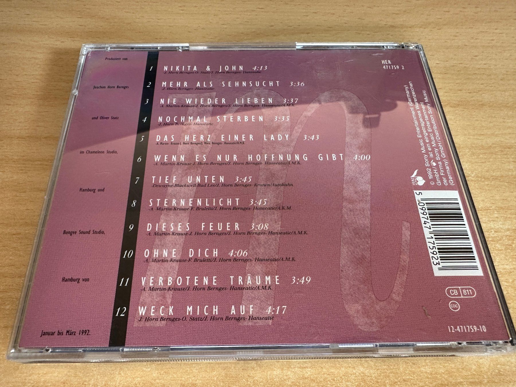 CD: L2 Andreas Martin – Verbotene Träume – Usato da Rikon im Tösstal venduto da Alpenmutz 1