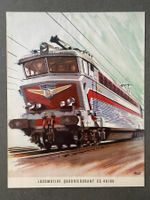 Original Vintage Poster - Locomotive CC40100 / T.E.E Zug /