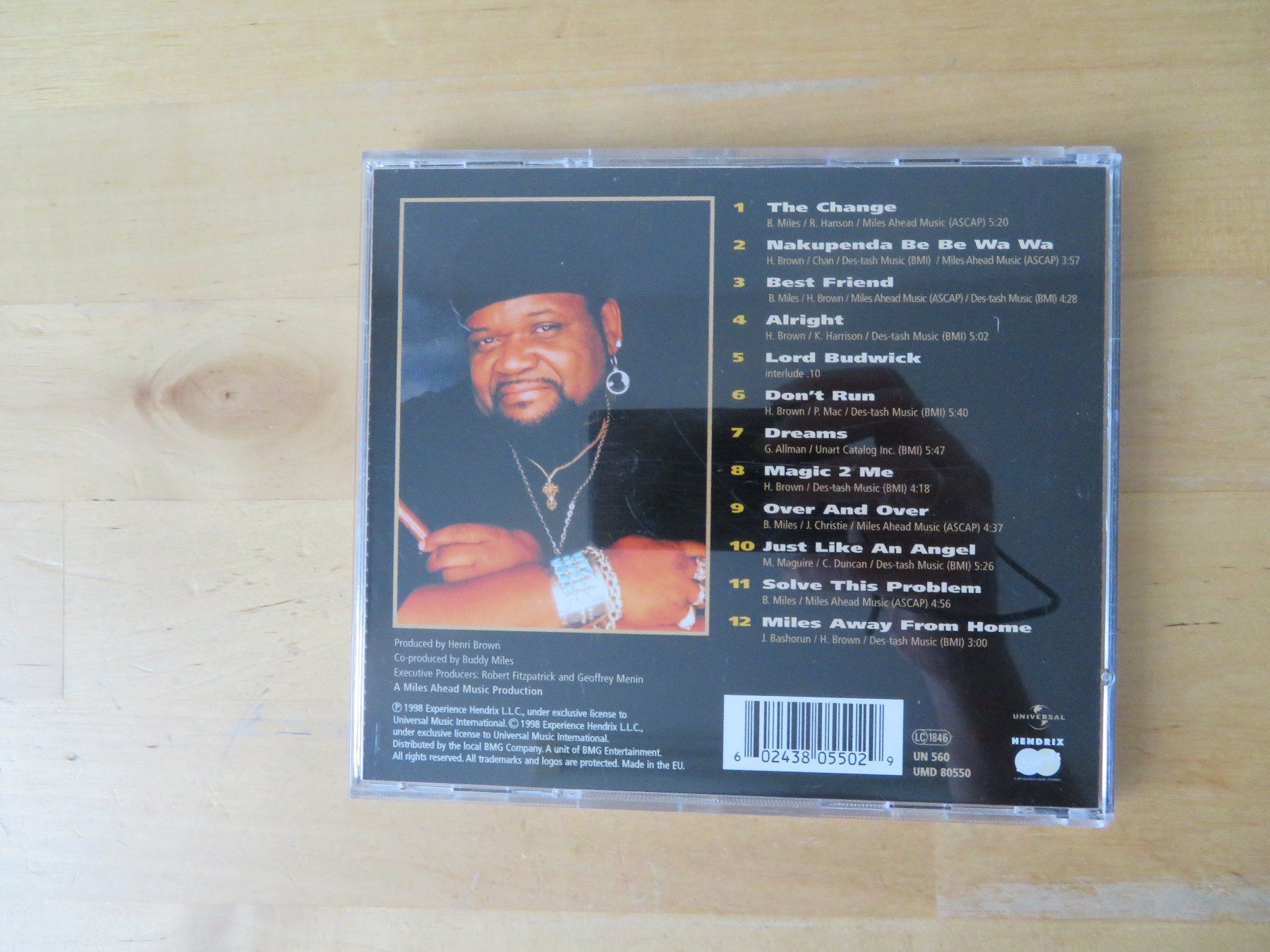 CD: BUDDY MILES "Miles away from home" – Usato da zürich venduto da Goldimmund 2