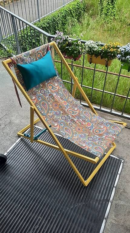 Sedie a sdraio: Chaise longue relookée  – Usato da Yverdon-les-Bains venduto da joe_m2gk