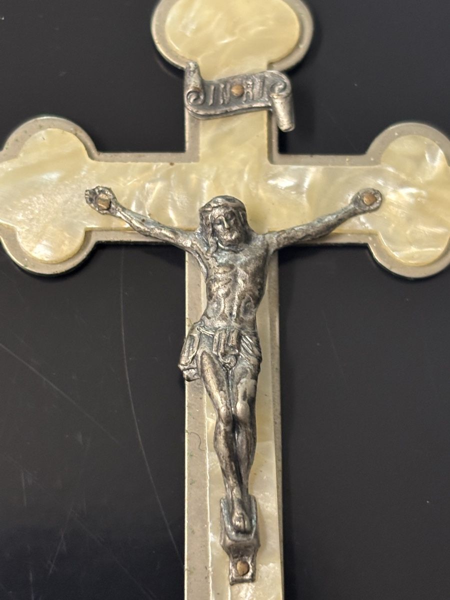 Altri gioielli: Crocifisso antico in madreperla e metallo – Usato da Wallisellen venduto da nick_1976blu 3
