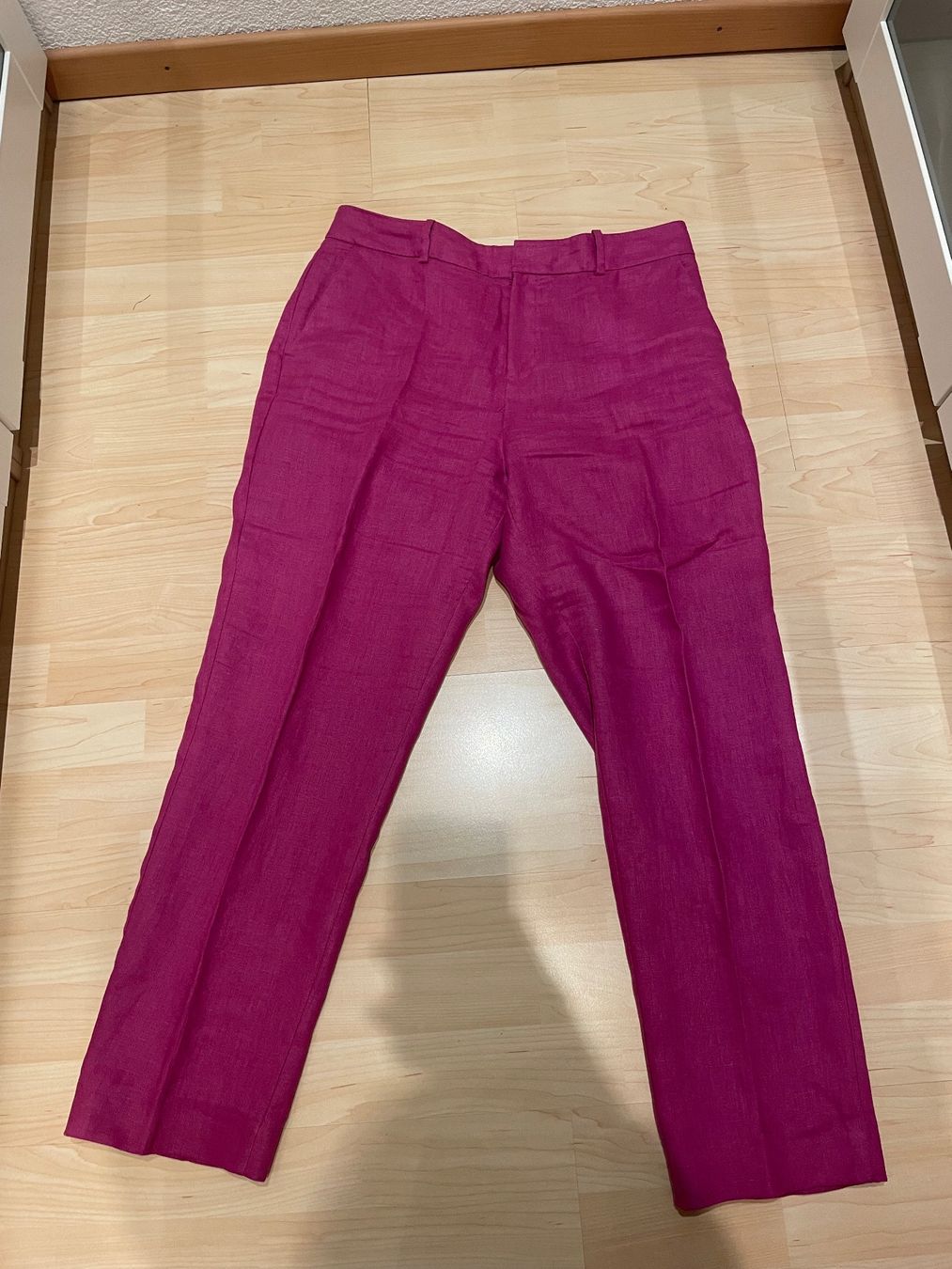Mango Giacche: Mango Leinen Hose Pink Gr. 40 – Usato da Winterthur venduto da Fabelhaft123