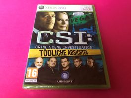 CSI TÖDLICHE ABSICHTEN SPIEL FÜR XBOX 360 FABRIKNEU UND UNGE