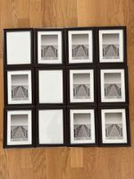 12 Bilderrahmen dunkelbraun 15x20 cm gebraucht