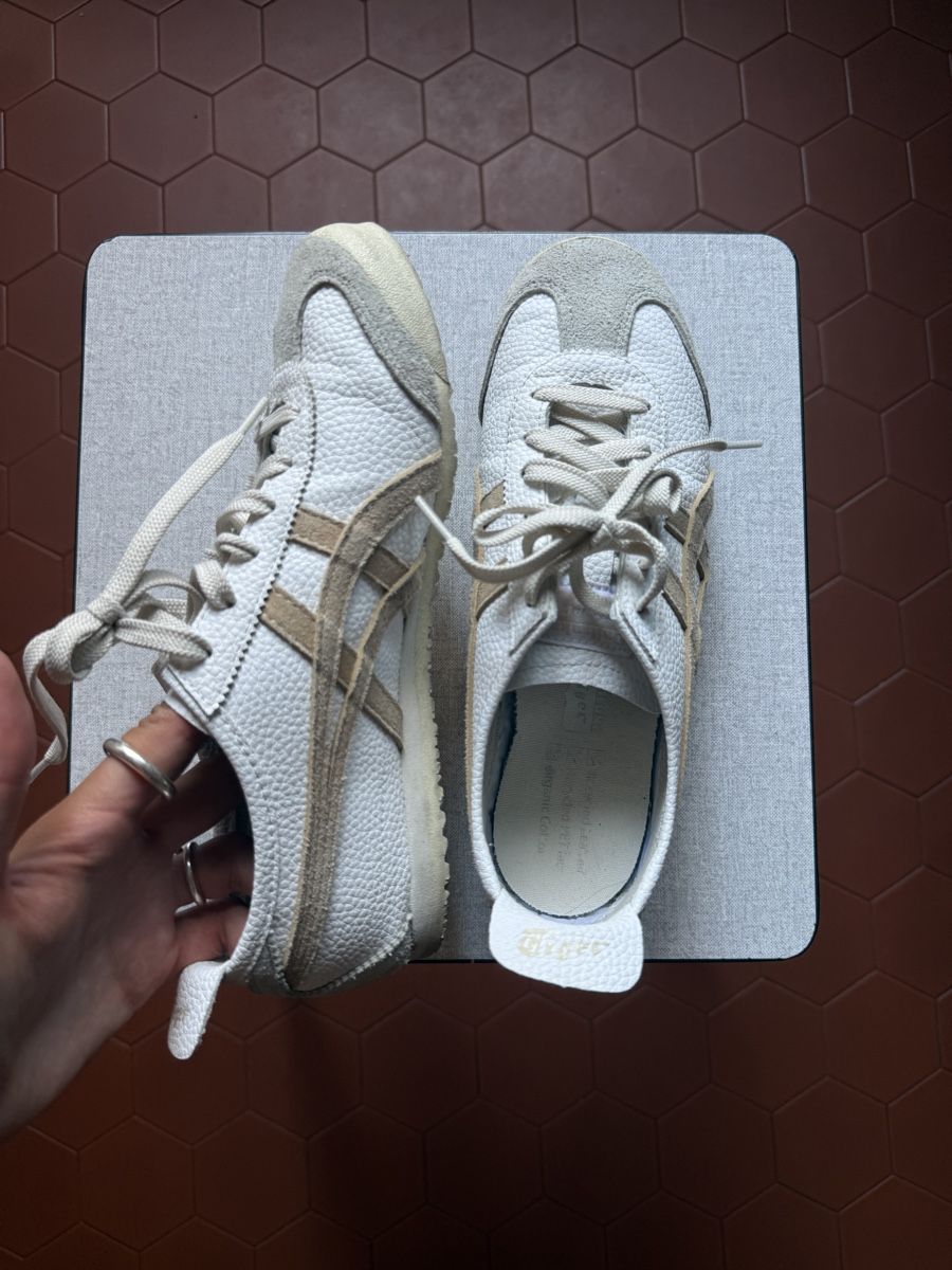 Onitsuka Scarpe da donna: Onitsuka Tiger Sneaker weiss Leder Grösse 39.5 – Nuovo (secondo la descrizione) da Zürich venduto da sum_s552 1