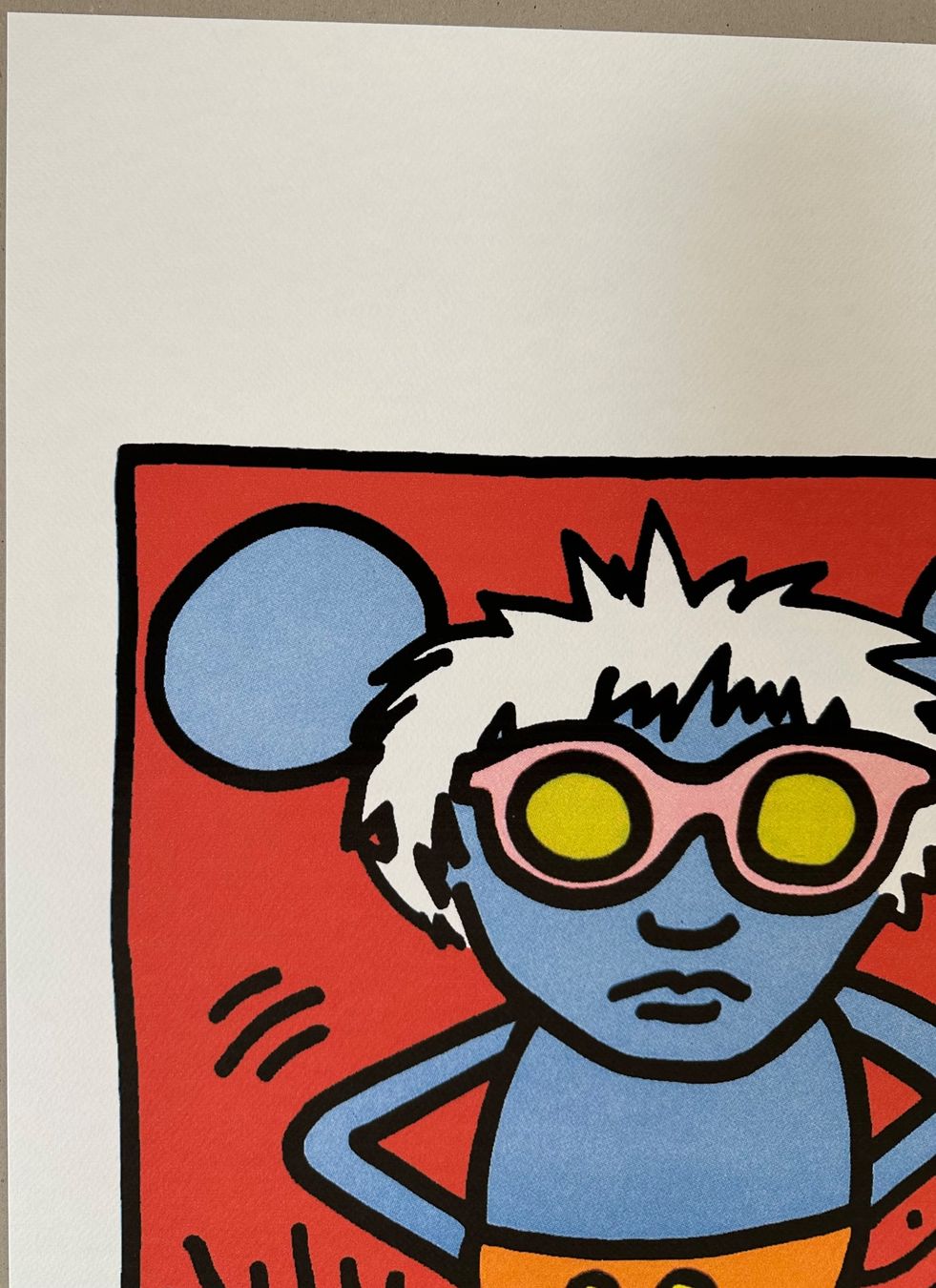 Gemälde: Keith Haring: Andy Mouse, POP Art 10/150 – Neu (gemäss Beschreibung) aus Meilen von Smgdesign 3