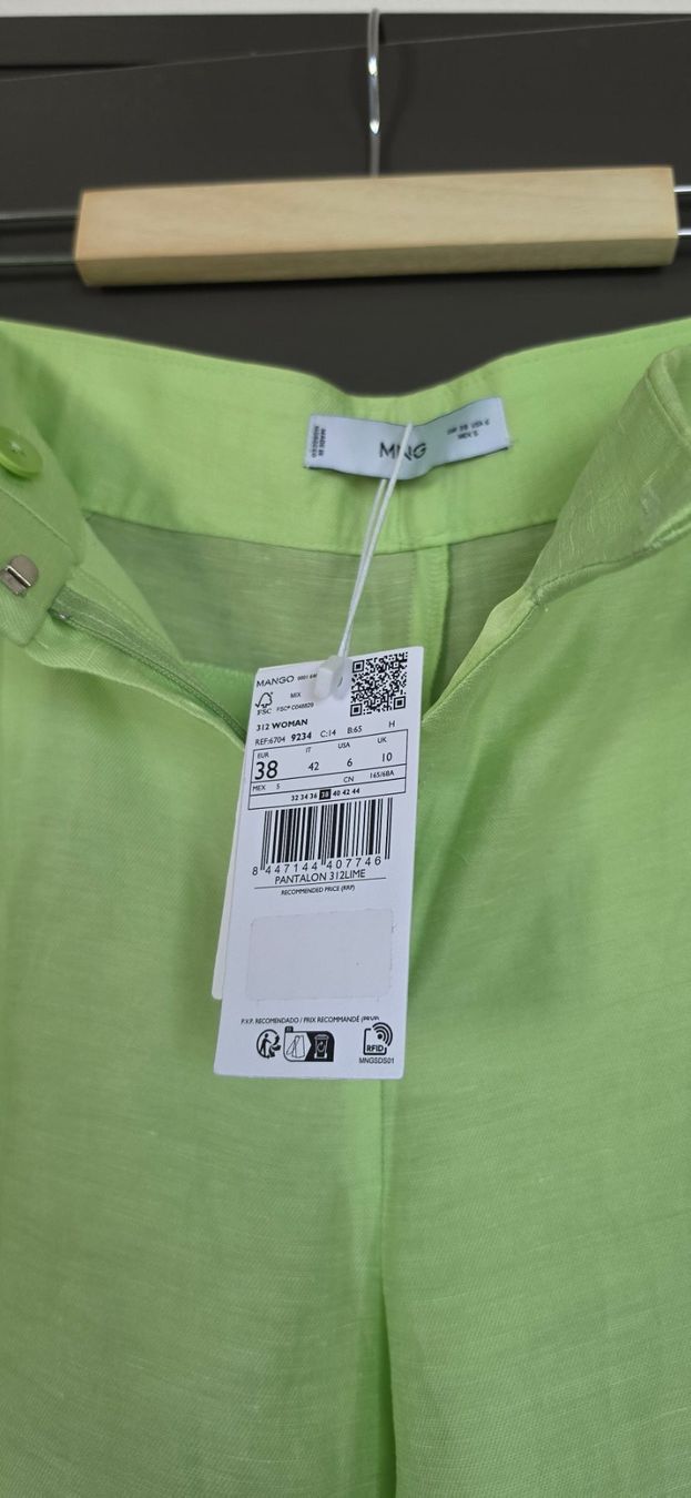 Mango Hosen: Pantaloni di lino Mango – Neu und originalverpackt aus Giubiasco von ele_g2pf 3
