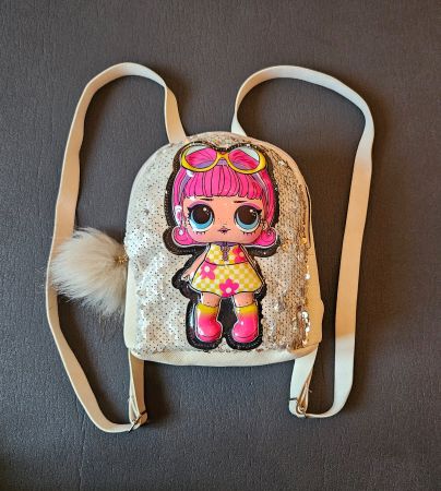 Kleiner Pailettenrucksack