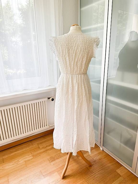 Vestiti: Weisses Sommerkleid Damen Gr. M - romantisch & luftig – Usato da Zumikon venduto da luthien1805 2