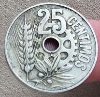 SPANIEN 25 CENTIMOS 1934
