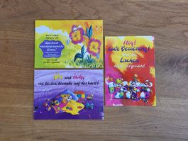 Diddl alte vintage Postkarten Set Nr. 17, 55-d, 85-f Rarität