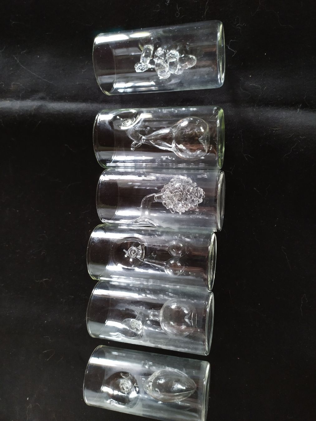 Bicchieri: Six Vintage Handmade Shot Glasses. – Nuovo e nell'imballaggio originale da Hinwil venduto da Ehretstock8 1