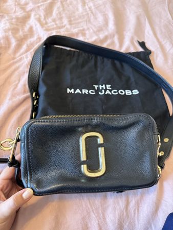 Marc Jacobs Snapshot Camera Bag Black Leather Used