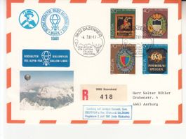 Hochalpen Ballonflug 1981 mit SBK B190 - B193