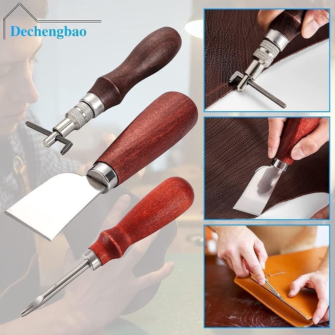 Alle Werkzeuge: 18PCS DIY Leather Stitching Leder Nähen – Neu (gemäss Beschreibung) aus Thun von coverall