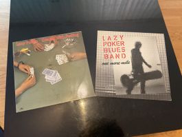 2 Vinyl Schallplatten Lazy Poker Blues Band Konvolut