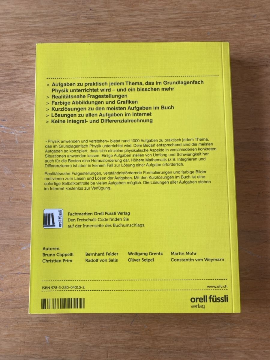 Libri: Physik - anwenden und verstehen – Usato da Hergiswil LU venduto da yannick.w123 1