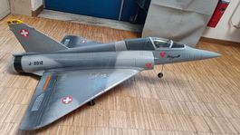 Modellflugzeug Mirage III Schweizer Luftwaffe gebraucht