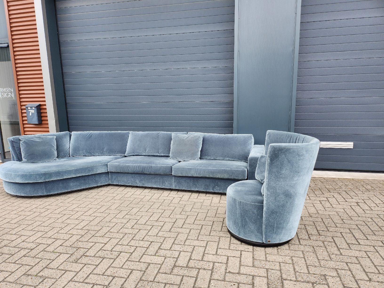 Divani: Bielefelder Werkstätten - Inspiration Ecksofa + Polo-Sessel  – Usato da Gelderland venduto da HermsenDesign 1