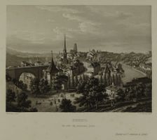 BERN, AQUATINTA UM 1850