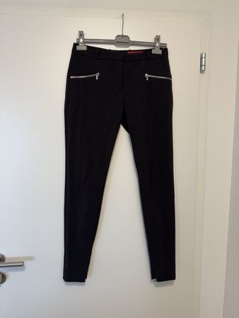 Schmale Business Hose - Hugo Boss - schwarz - 36