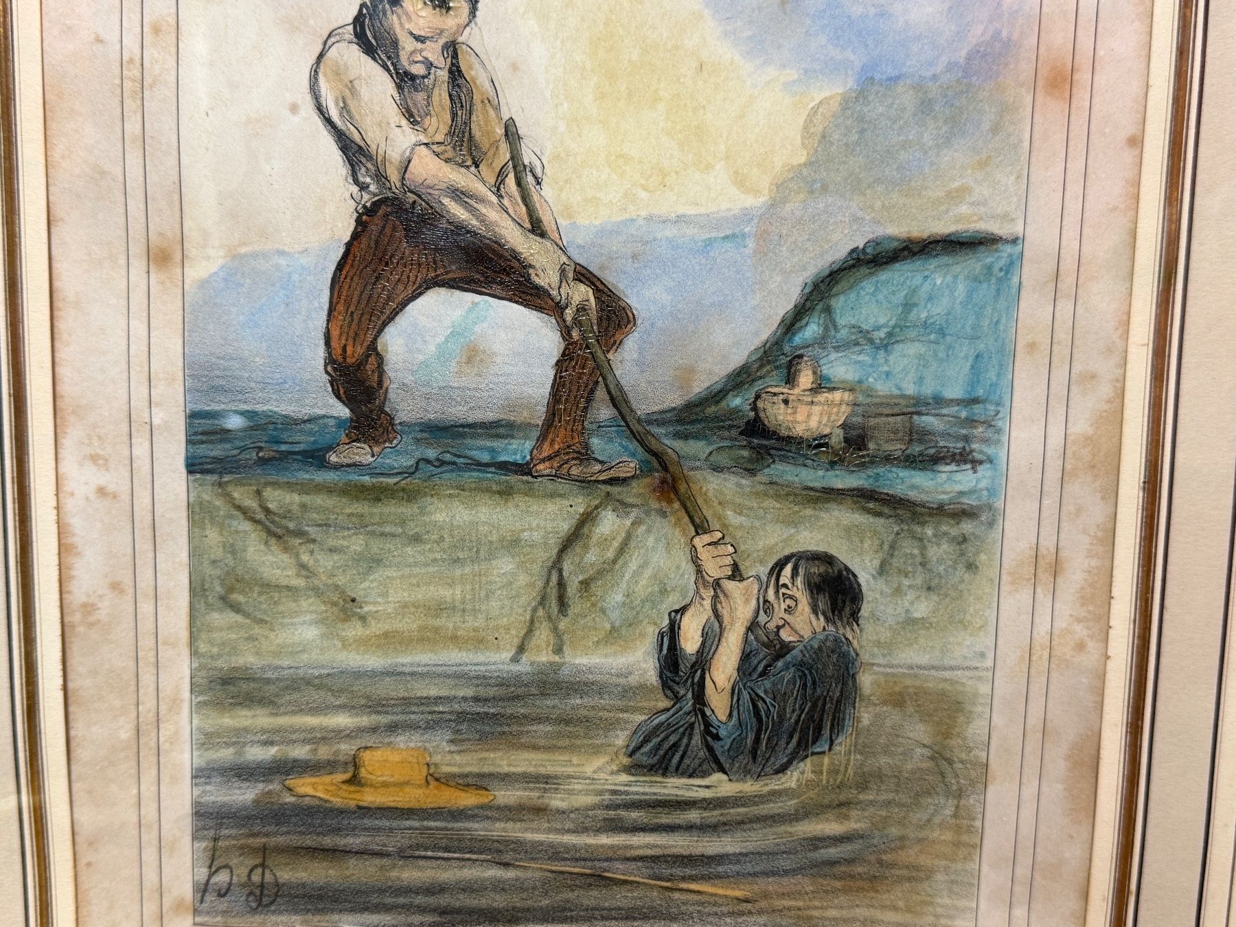Grafica & Litografie: Original Honoré Daumier Farb-Lithographie – Usato da schaffhausen venduto da VintAntik_1980 1